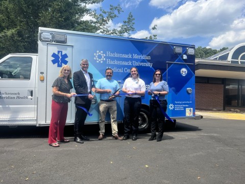 Hackensack Meridian Pascack Valley Medical Center Along with Westwood Council, Mark the Accreditation of a New Ambulance to Provide Life Saving Service to the Community 